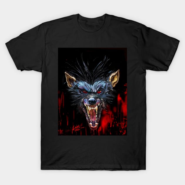 Werewolf T-Shirt by Art Of Lunatik